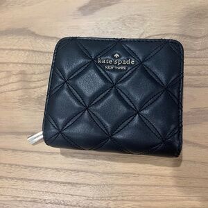 Kate Spade Black Quilted Wallet